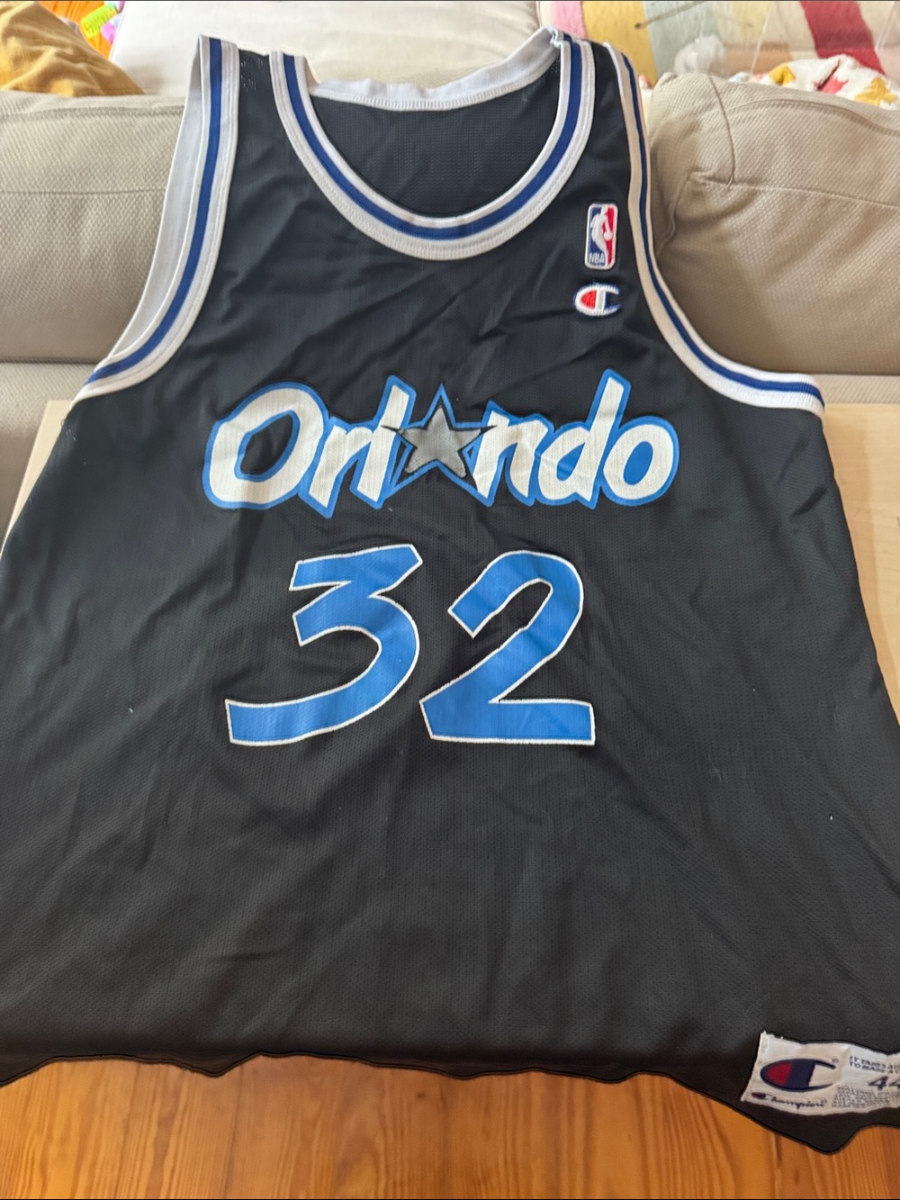 Jersey on Table